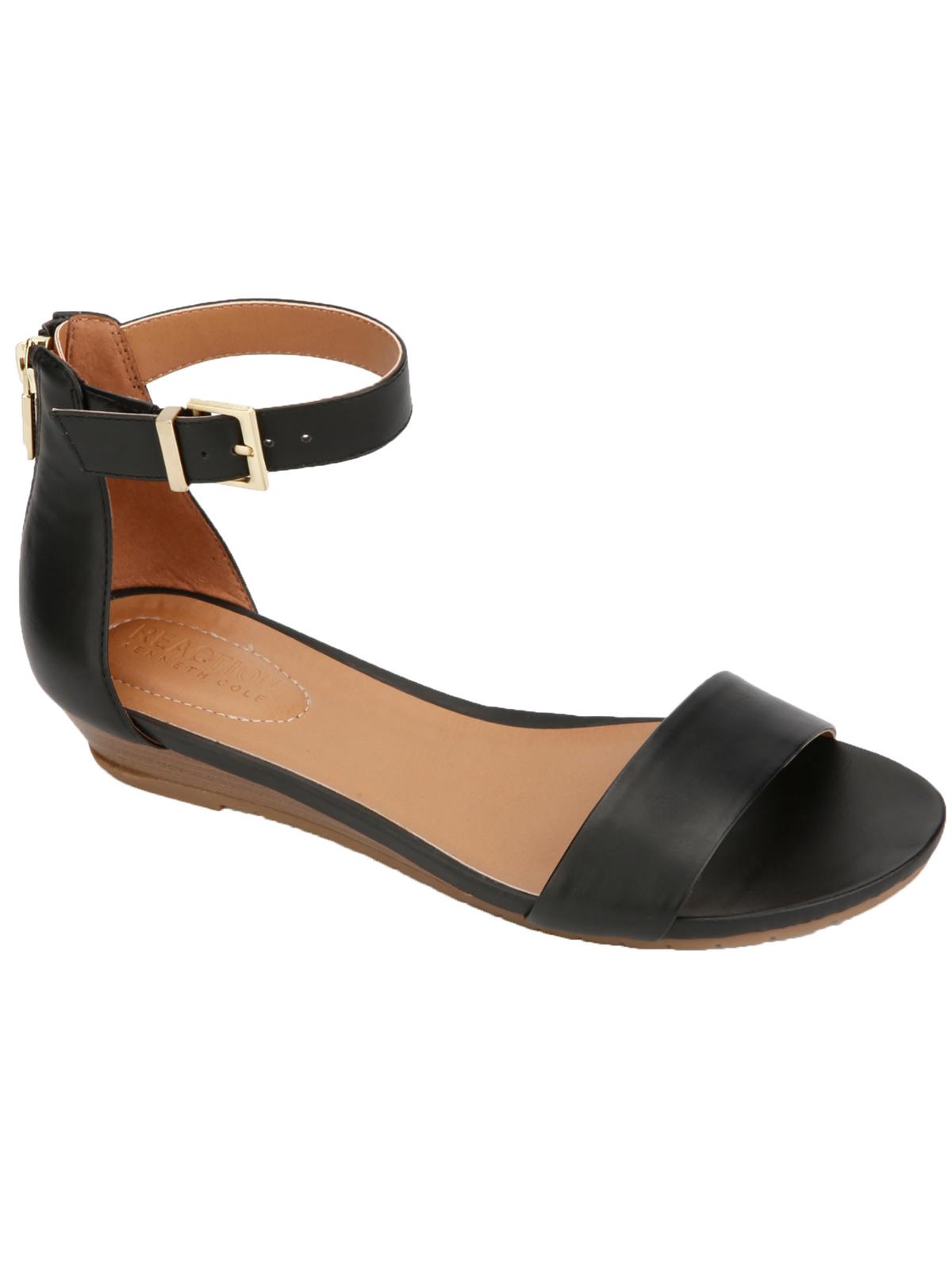 Kenneth Cole Reaction Womens Great Viber Faux Leather Wedge Wedge Sandals